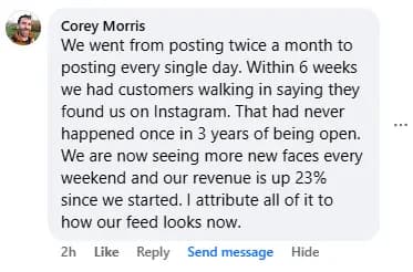 Feedtray customer testimonial