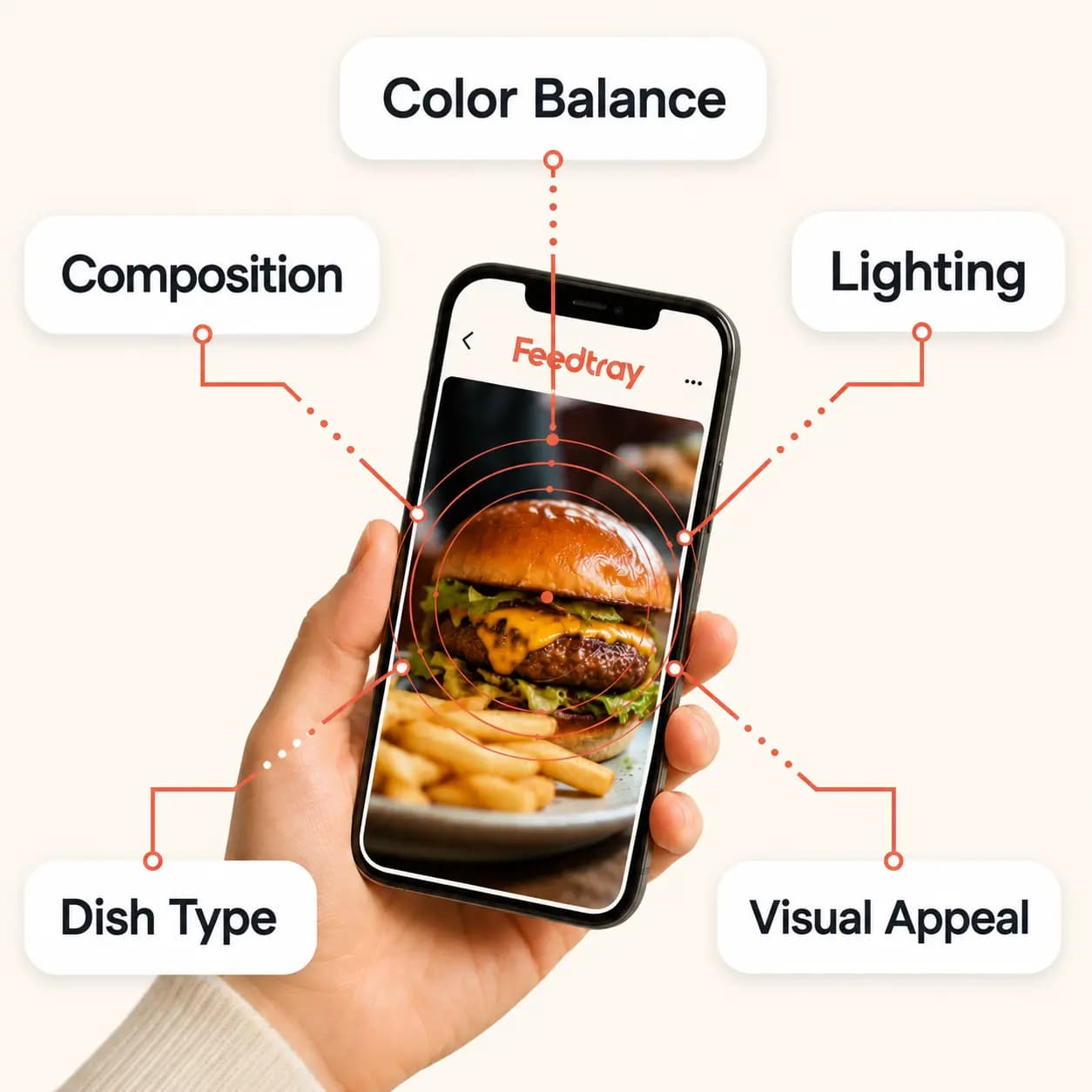 PhotoRead analyzes your uploaded food photo and surfaces visual insights