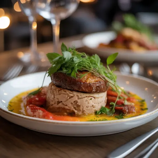 Inferior restaurant with great photos