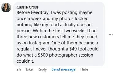 Feedtray customer testimonial