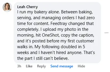 Feedtray customer testimonial